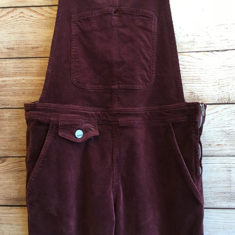 DEAR JOHN CORDUROY OVERALLS IN MULBERRY - Picture 5 of 13